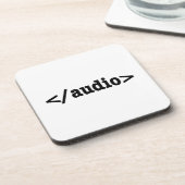Audio-HTML5-Code beenden Untersetzer (Linke Seite)