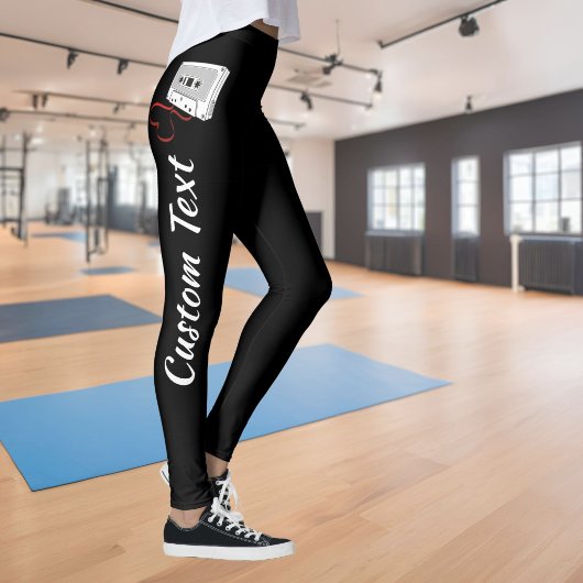 Audio-Kassetten-Leggings Leggings