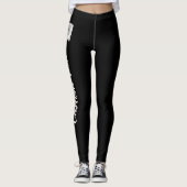 Audio-Kassetten-Leggings Leggings (Vorderseite)