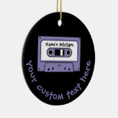 Audio-Kassettenband Keramik Ornament (Rechts)