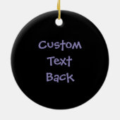 Audio-Kassettenband Keramik Ornament (Hinten)