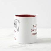 Audio-Kassettenkaffee-Tasse Tasse (Zentrum)
