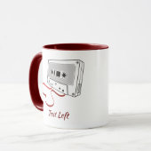 Audio-Kassettenkaffee-Tasse Tasse (Vorderseite Links)