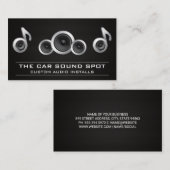 Audio Lautsprecher Subwoofer | Car Sound Visitenkarte (Vorne/Hinten)
