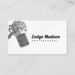 Audio-Mikrofon yu7677 Visitenkarte