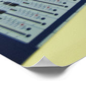 Audio-Mischpult - Soundkarte Poster (Ecke)