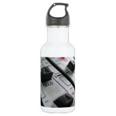 Audio Mixer Edelstahlflasche (Vorderseite)