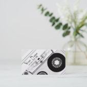 Audio Music Production DJ Play-Visitenkarte Visitenkarte (Stehend Vorderseite)