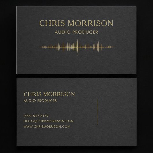 Audio Producer Visitenkarte