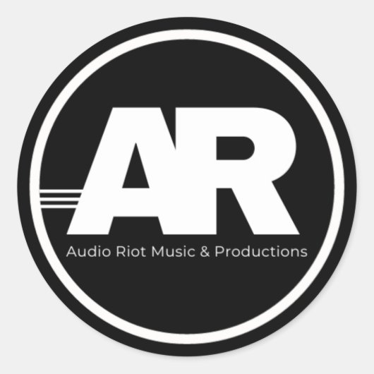 Audio Riot Aufkleber (Vorderseite)