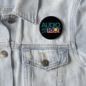 Audio Riot Band Logo Circle Pin Button (Beispiel)