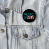 Audio Riot Band Logo Kreis Pin Button (Beispiel)