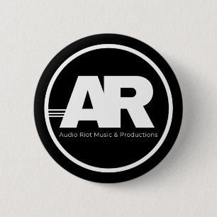 Audio Riot Logo Kreis Pin Button