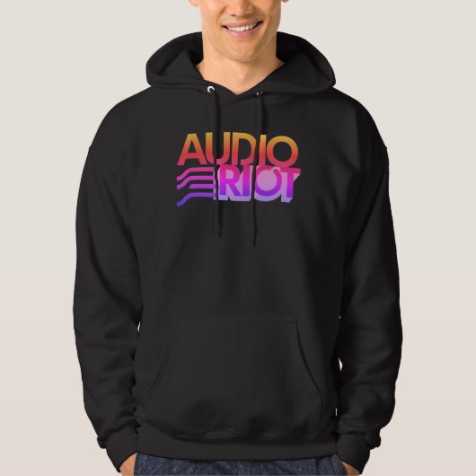 Audio Riot Riot Logo Black Sweatshirt (Vorderseite)