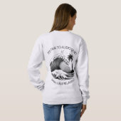 Audio Riot Zeit für Audio Quiet Sweatshirt Frauen (Schwarz voll)