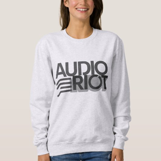 Audio Riot Zeit für Audio Quiet Sweatshirt Frauen (Vorderseite)