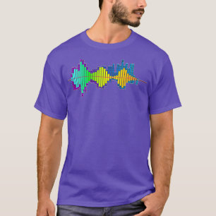 Audio-Soundwellen Musik Musiker DJ Premium T-Shirt