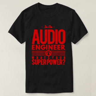 Audio-/Toningenieur, Schwarz/Rot, Pro Tools T-Shirt