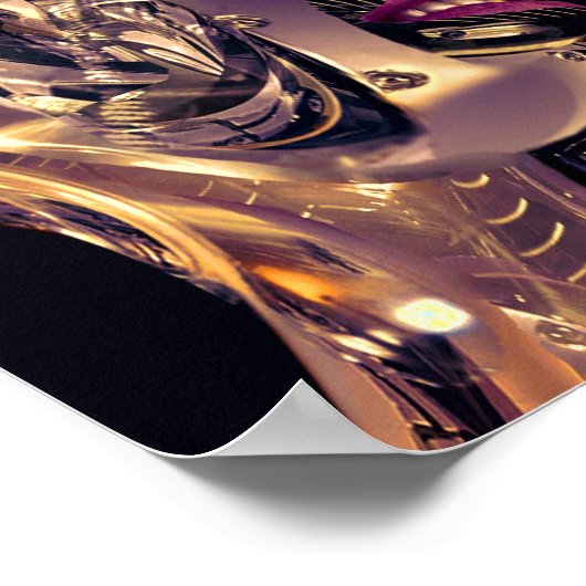 Audio Tooth Implant (Print) Poster (Ecke)