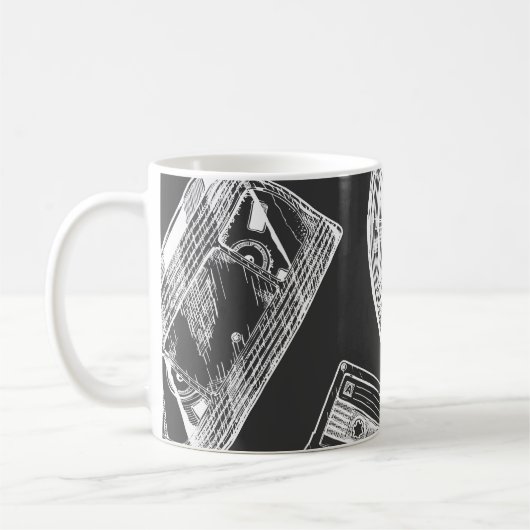 Audio-Video-Träger: vielfältiges, nahtloses Muster Kaffeetasse (Links)