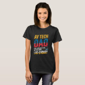Audio Visuell Techniker Vater Funny AV Tech T-Shirt (Vorne ganz)