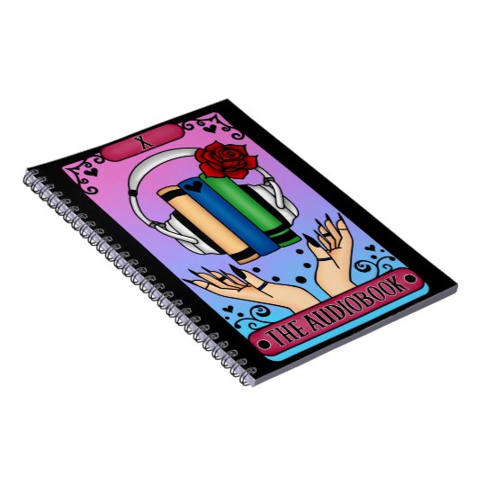 Audiobook-Tarot Notizblock (Rechte Seite)