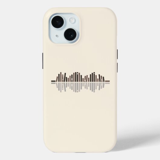 Audiobooks Bücher Sound Wave Symbol Case-Mate iPhone Hülle (Rückseite)