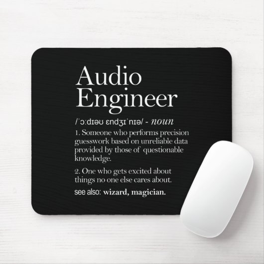 Audiodefinitionsapparel Mousepad (Mit Mouse)