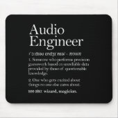 Audiodefinitionsapparel Mousepad (Vorne)