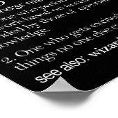 Audiodefinitionsapparel Poster (Ecke)