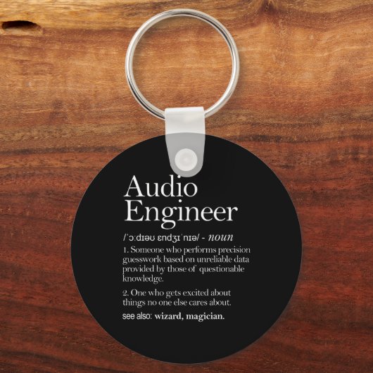 Audiodefinitionsapparel Schlüsselanhänger (Vorderseite)