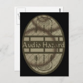 Audiogefahr Postkarte (Vorne/Hinten)