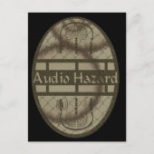 Audiogefahr Postkarte (Vorderseite)