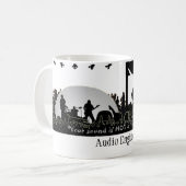 Audioingenieur - "nicht ein Technologie-Problem " Kaffeetasse (Vorderseite Links)