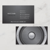 Audioingenieur-persönliche Visitenkarte (Vorne/Hinten)