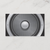 Audioingenieur-persönliche Visitenkarte (Rückseite)