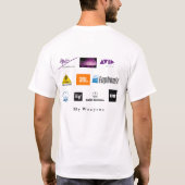 Audioingenieur-Werkzeuge T-Shirt (Rückseite)
