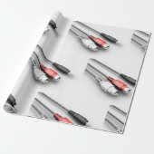 Audiokabel Vintag Tech Geschenkpapier (Ungerollt)