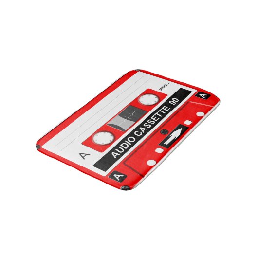 Audiokassette Badematte (Schrägansicht)