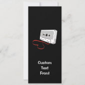 Audiokassette Einladung (Vorderseite)