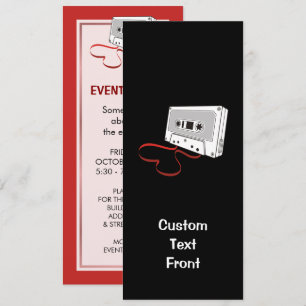 Audiokassette Einladung