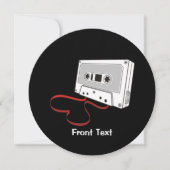 Audiokassette Einladung (Vorderseite)