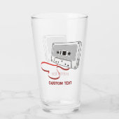 Audiokassette Glas (Rückseite)