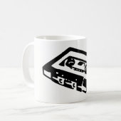 Audiokassette Kaffeetasse (Vorderseite Links)