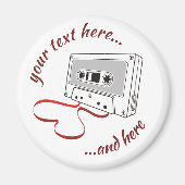 Audiokassette Magnet (Vorne)