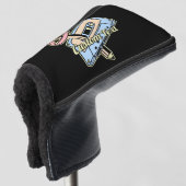 Audiokassette mit Stift Golf Headcover (3/4 Vorderseite)