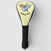 Audiokassette mit Stift Golf Headcover (Vorderseite)