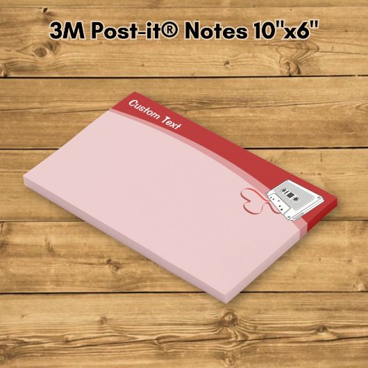 Audiokassette Post-it Klebezettel