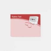 Audiokassette Post-it Klebezettel (Vorderseite)