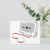 Audiokassette Postkarte (Stehend Vorderseite)